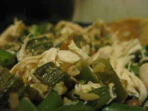 sauteeing in the pan