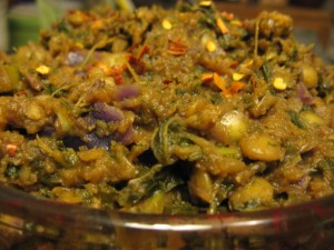 kale + date curry
